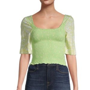 FREE PEOPLE Marigold Smocked Top